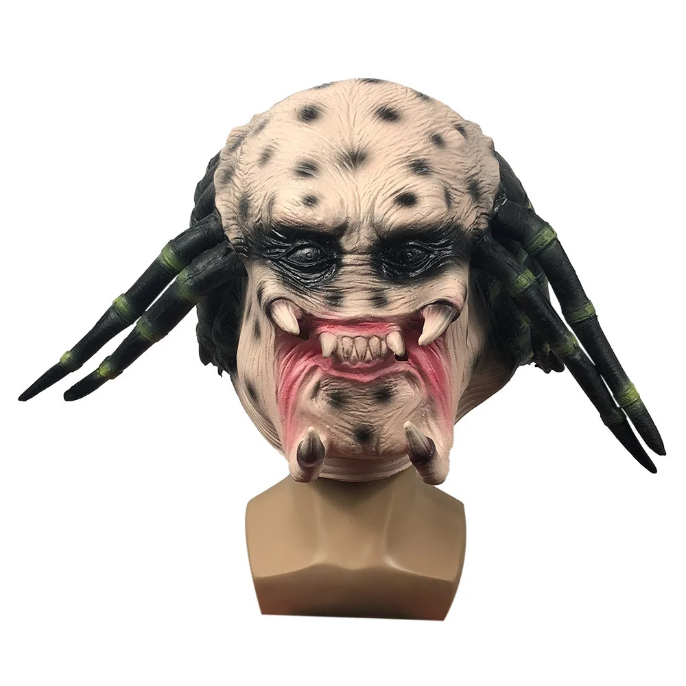 Predator Mask Cosplay Costume Latex Masks Helmet Masquerade Halloween Party Props