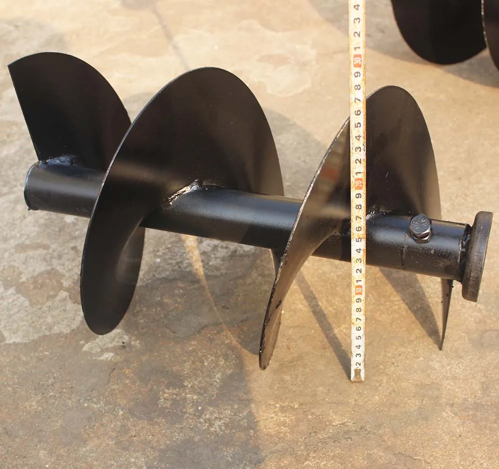 2.3แกน Micro-Tiller Bury เครื่องมือถือรถแทรกเตอร์ Cultivator การเกษตร Hexagon เกลียว Twisted แบน Trench Backfill มีด