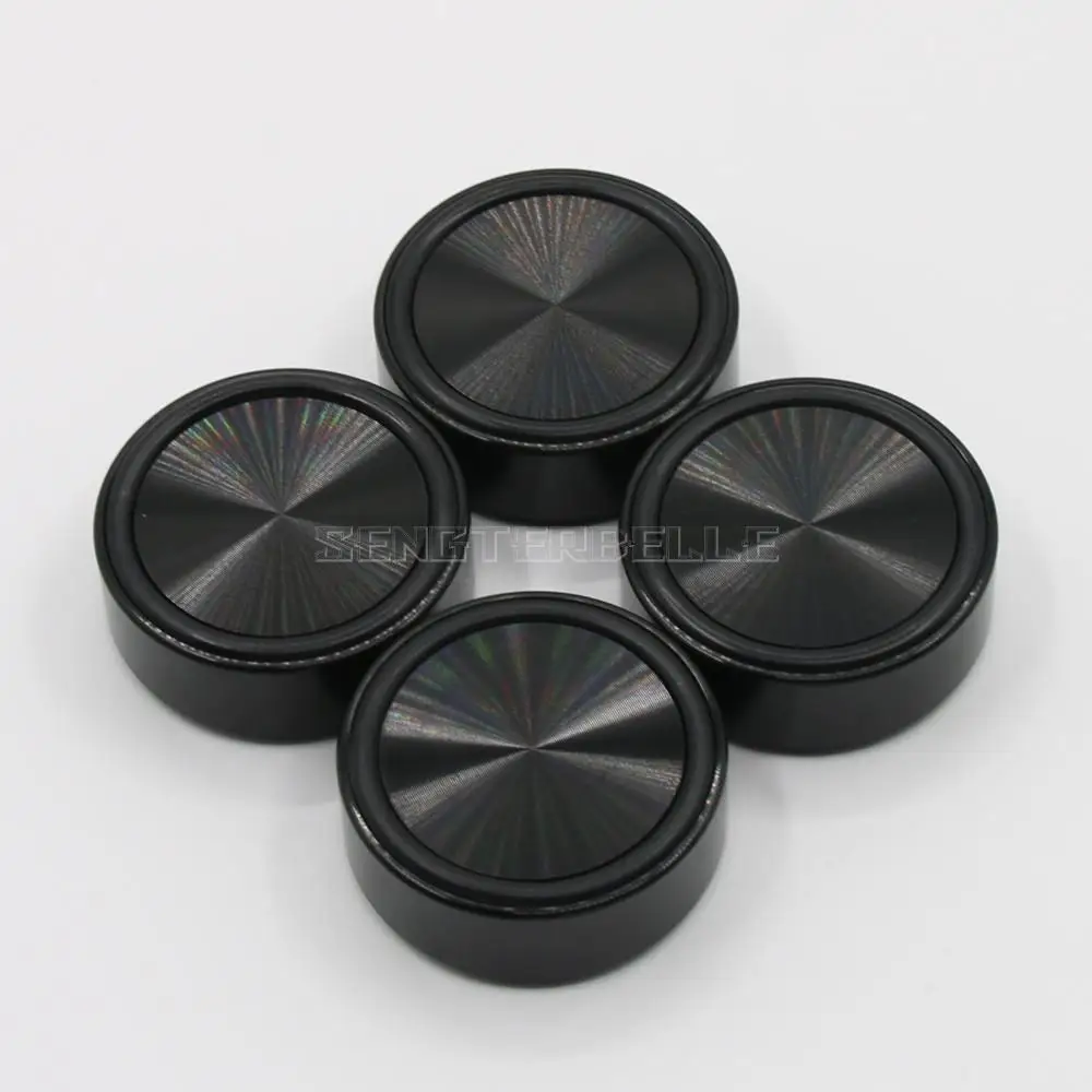 4pcs Diameter 58MM Height 22MM All Aluminum Audio Sound Amplifier Machine Feet Speaker Foot Nails Tripod Shock Absorber Cushion