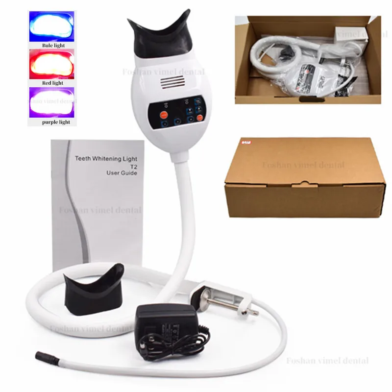 Hot Sales For 3 Colors Cold Light Dental Portable Teeth Whitening Accelerator For dental chair unit/Desk