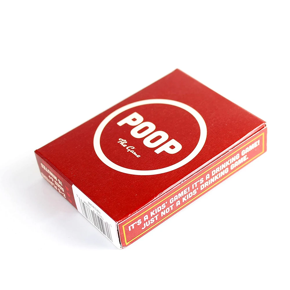 Poop The Game Card Game Friendly Party Game Board Card Game for Kids, Teens and Adults Families and Parties