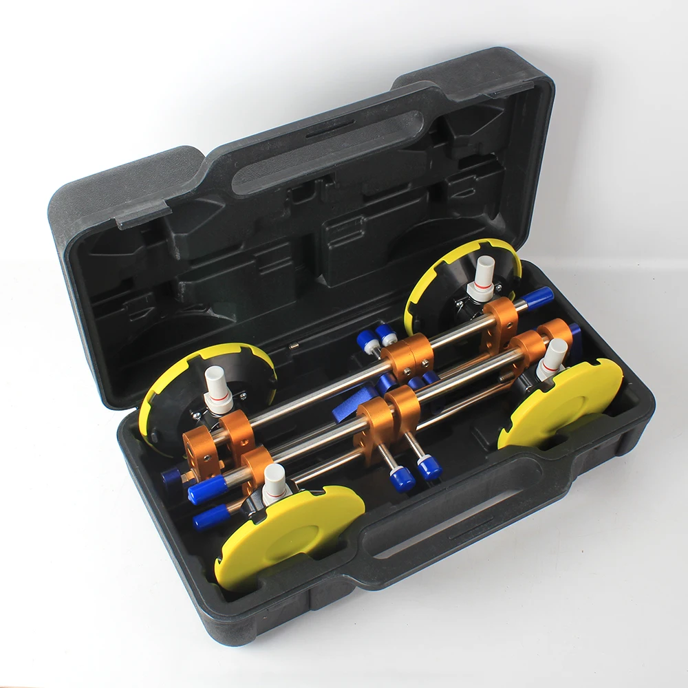Raizi 2 Pcs Seamless Seam Setter With Carrying Case for Stone Joint Leveling 6 inch Granite Countertop Manual Installation Tools