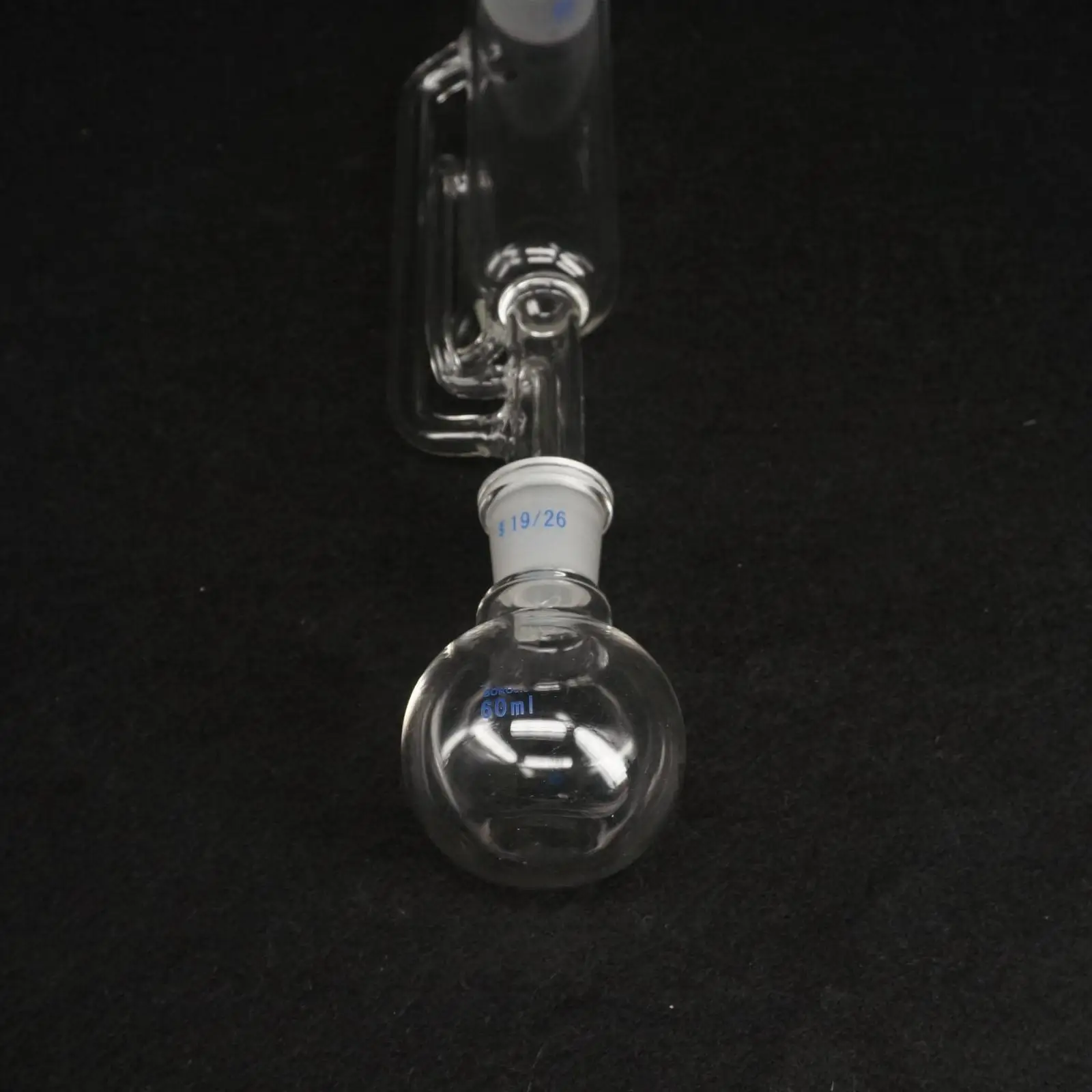 150ml Capacity Borosilicate Glass Extraction Apparatus Soxhlet with Coil Condenser Lab Glassware