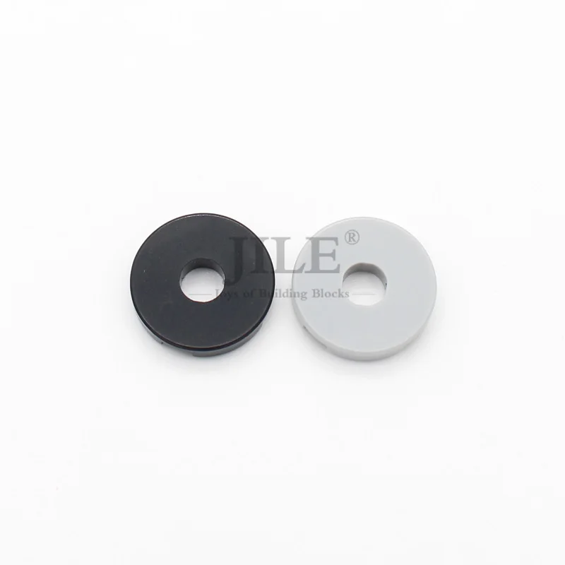 30pcs Moc Building Blocks Tile Round 2x2 with Hole 15535 DIY Creative Enlighten Bricks Compatible Assembles Construction Toys