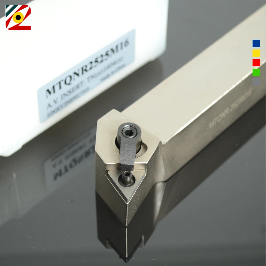 EDGEV 105 gradi MTQNR MTQNL 1616H16 2020K16 2525M16 3232P16 portautensili per tornitura esterna per tornio CNC per TNMG160404 160408