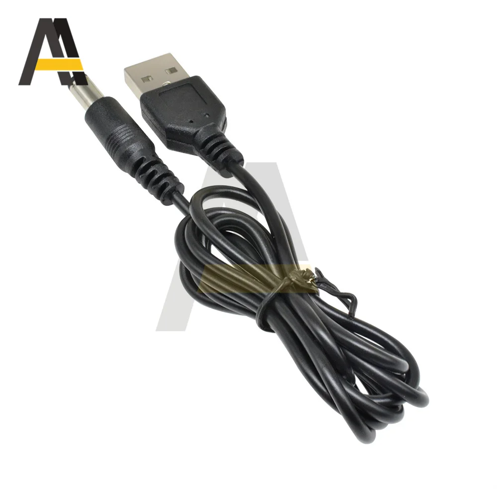 Cable adaptador de conector de alimentación USB 2,0 a DC 5,5x2,1mm 5,5x2,1, Mini Cable adaptador de conector USB, Cable de fuente de alimentación, 80CM