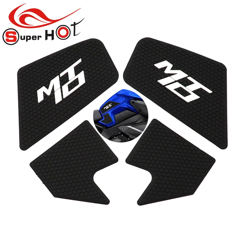 

Motorcycle Accessories Tank Pad Protector Sticker Decal Gas Knee Grip Tank Traction Pad Side for YAMAHA MT10 MT 10 FZ10 FZ 10