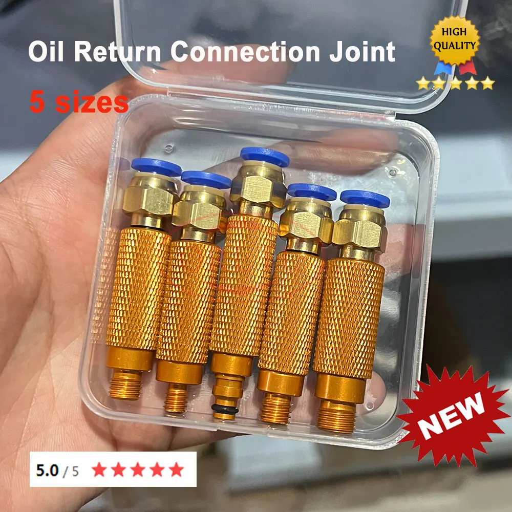 5PCS New Common Rail Injector External Oil Return Connection Joint Repair Diagnostic Tools For Bosch For Denso