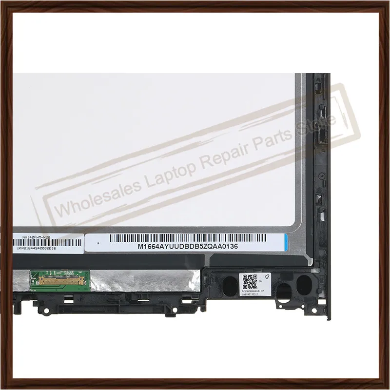 Imagem -05 - Display Lcd de Toque para Lenovo Yoga 14 80jh 80qd Yoga 70014isk Lcd Montagem da Tela de Vidro Digitador com Quadro 14 Nv140fhm-a10