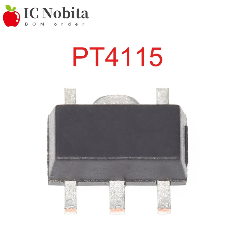 10PCS PT4115 PT4115B89E LED Constant Current Drive SOT-89 SMD Chip IC New Original