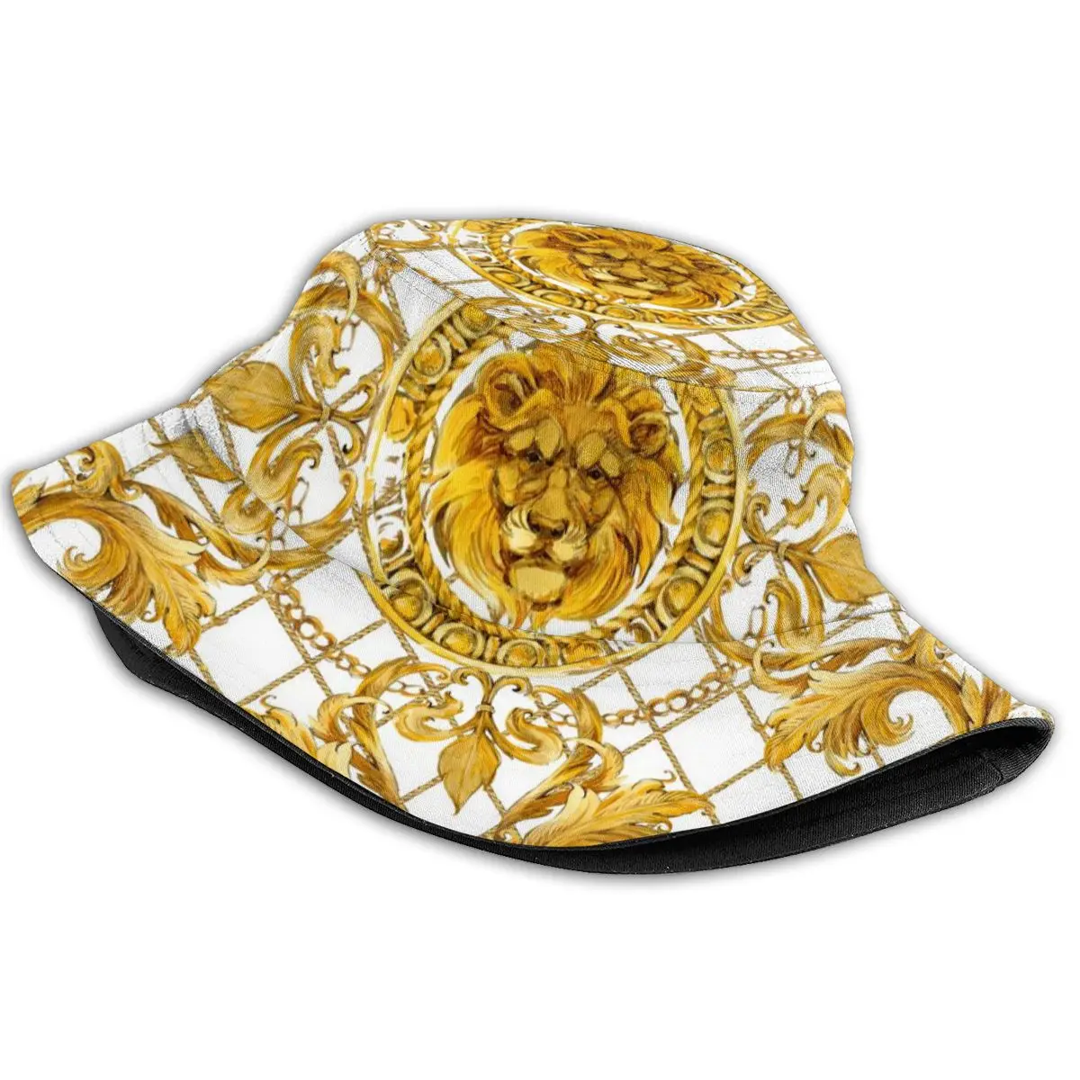 New Unisex Cotton Fisherman Hats Women Summer Sunscreen Flower Tiger Prints Hat Men Sunbonnet Fedoras Outdoor Hat Beach Cap