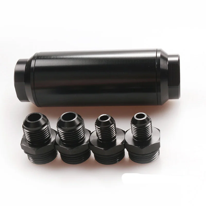 1Pc Car aluminium alloy AN6 AN8 Interface 44MM Car Fuel Filter Car Solvent Trap Car Accessories Gasoline filter element