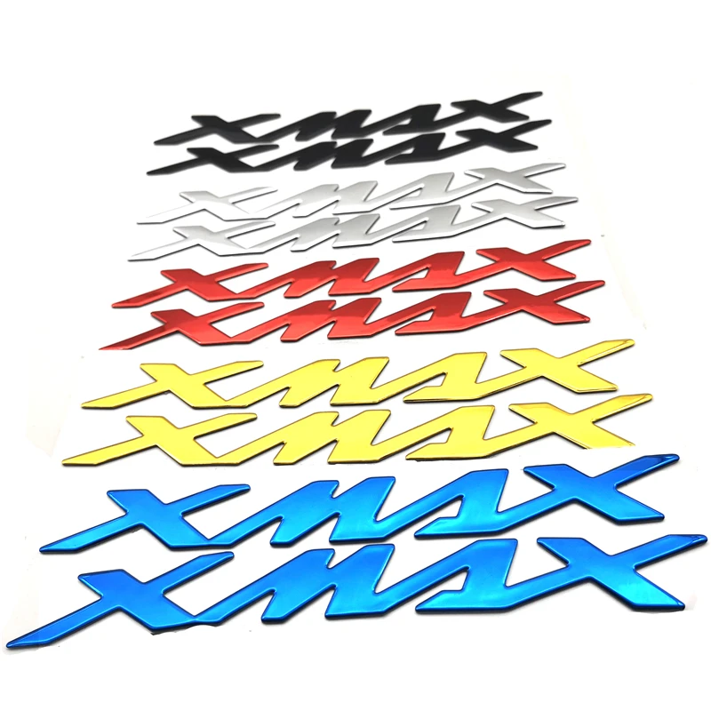 รถจักรยานยนต์3D Mark สติ๊กเกอร์ Decals ถัง Applique ป้ายสัญลักษณ์ถัง Pad Protector รูปลอกสำหรับ Yamaha X-MAX XMAX X MAX 125 250 300