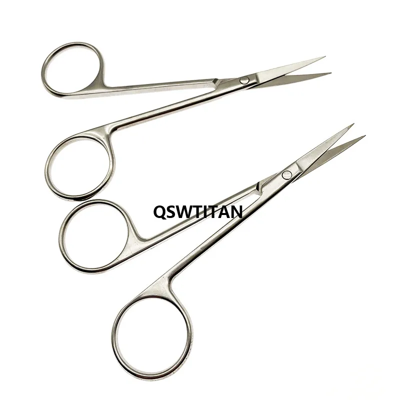 Plastic surgery scissors Dental Ophthalmic surgery scissors Stainless steel cosmetic plastic surgery double eyelid