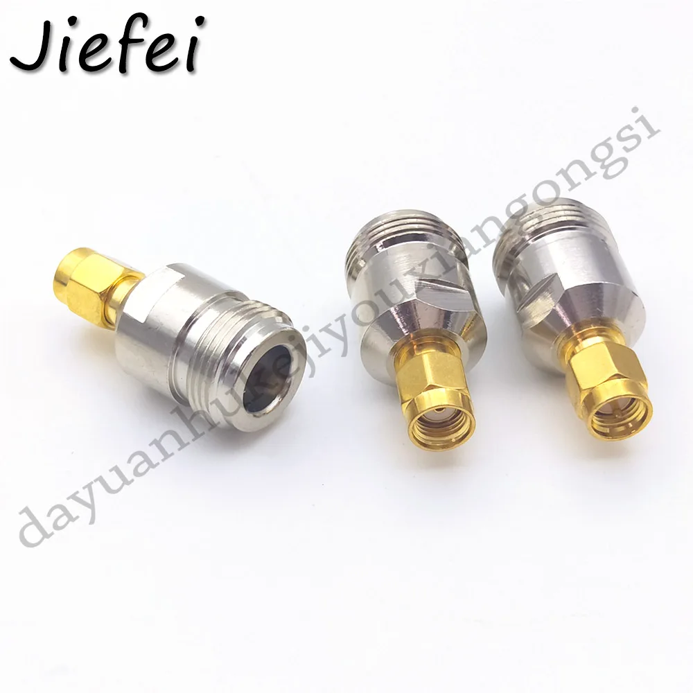 10-50Pcs N Female Jack to SMA / RP-SMA Male Plug RF Coax Adapter convertor Straight Nickel plated NEW wholesale