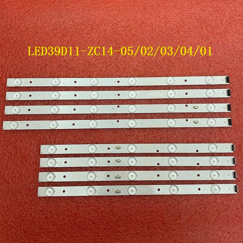 LED strip bar for JVC TV LT-39M640 LE39PUV3 39DU3000 MTV-4029LTA2 LED39D11-ZC14-05/02/03/04/01 30339011206 30339011208