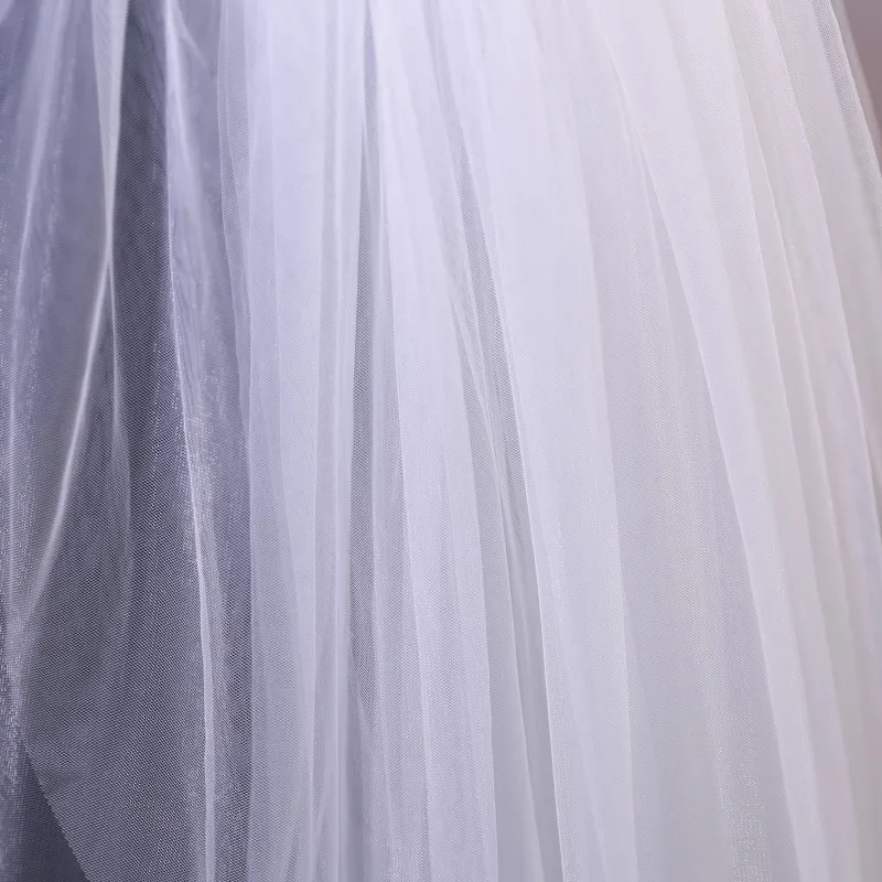 Moda branco curto véu de noiva duas camadas 75cm com combe marfim véus para a festa casamento tule véus 2020 nova chegada yashmac