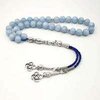Tasbih women Aquamarines stone Bracelets misbaha Special Gift for muslim 33 45 66 99 prayer beads islamic eid gift ramadan