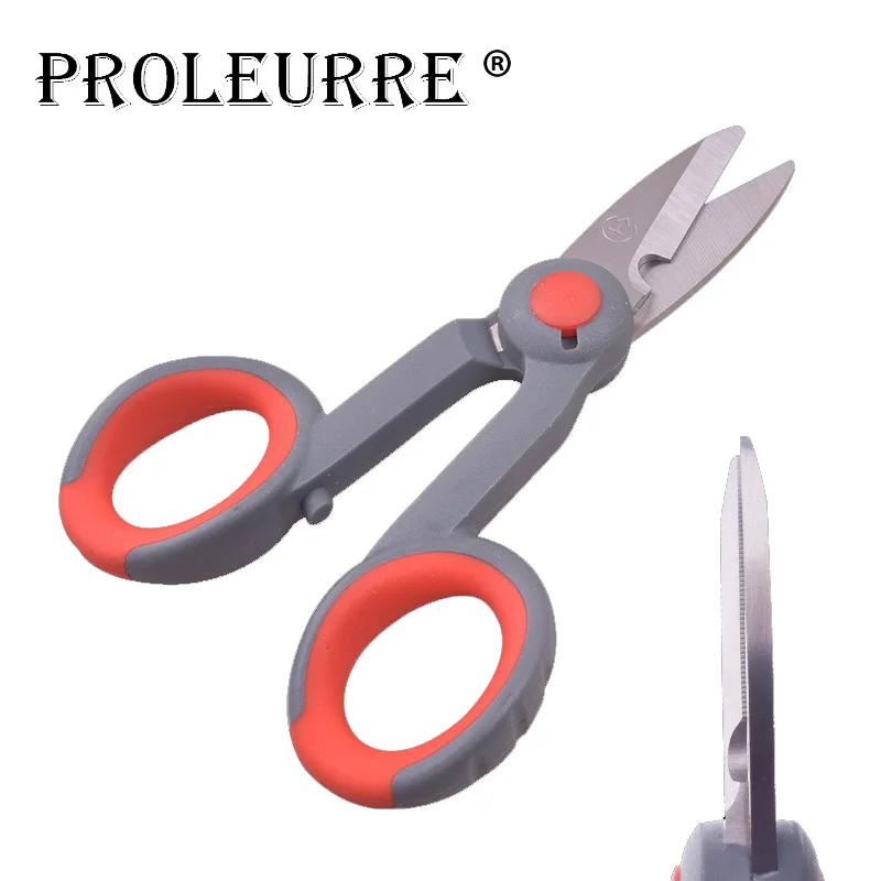 Portable Stainless Steel Scissor For Fishing Scissor Fishing Plier Cut PE line Braid Line Lure Cutter Plies Carp Fishing Tools