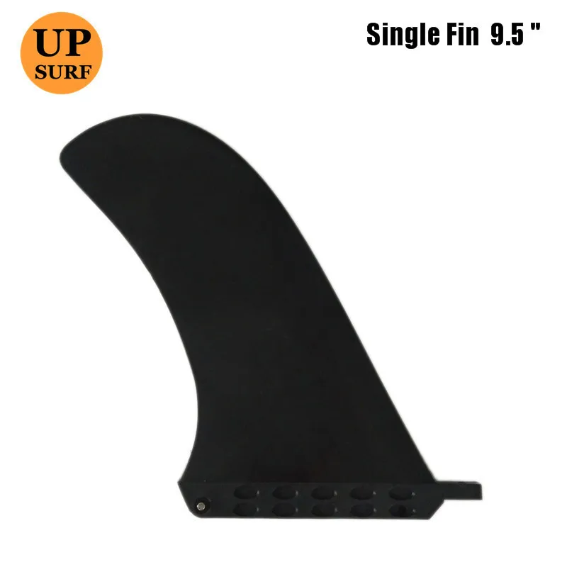 9.5inch Longboard Fin Black Nylon Surfboard Fin For Sup Centre Fins