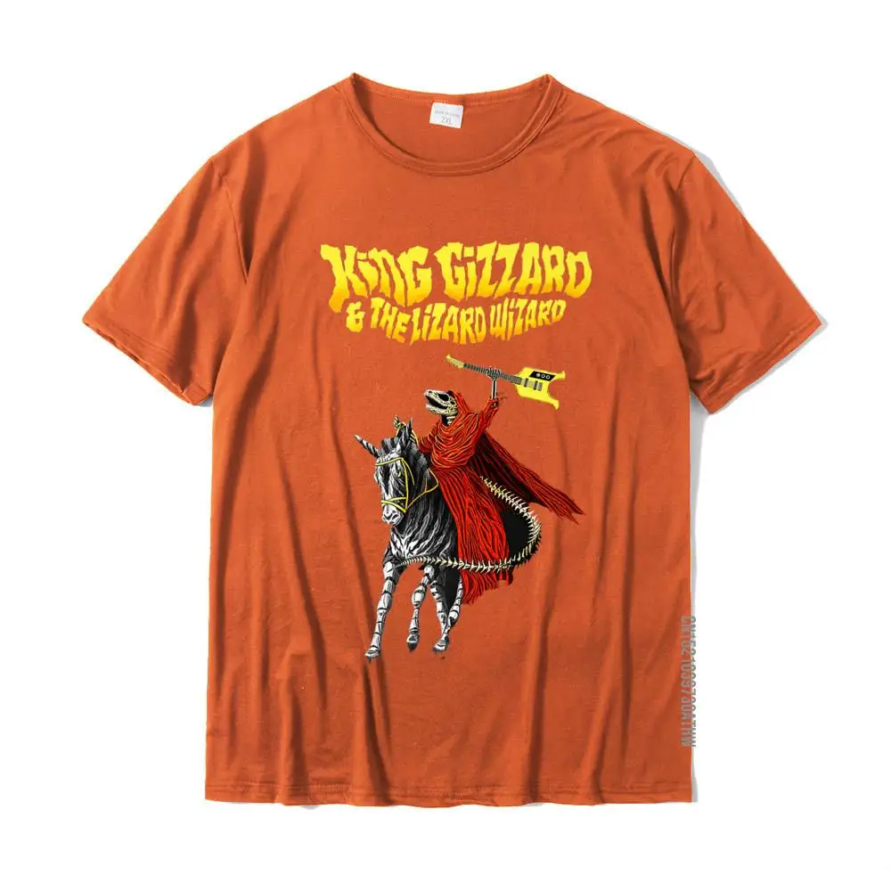 King Funny Gizzard The Lizard Gift Wizard Premium T-Shirt Tees Funny Fitness Tight Cotton Young T Shirt Printing