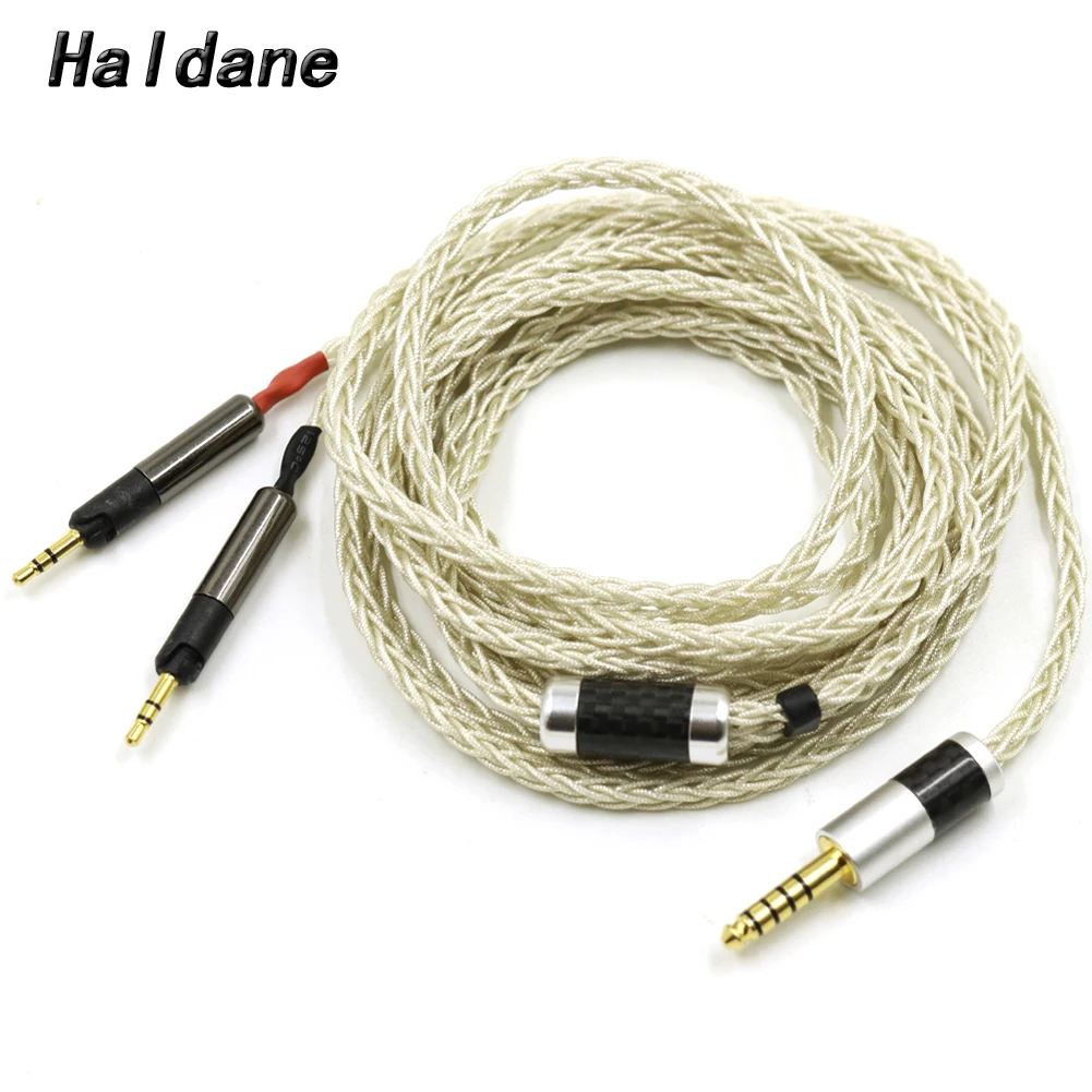 

Haldane 2.5/3.5/4.4mm Balanced UP-OCC 7n Single Crystal Copper Headphone Upgrade Cable for ATH-R70X R70X Headphones