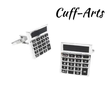 계산기 커프스 단추 남자를위한 최고의 남자 커프스 단추 선물 Cuffarts C10639 