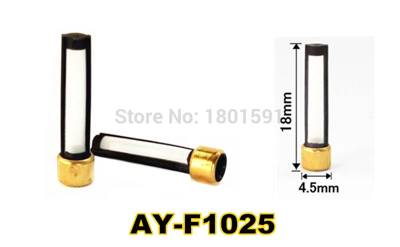 hot wholesale top quality 20 pieces fuel injector filter 4.5mm 4.6mm mounting hole for VW injectors (AY-F1025)