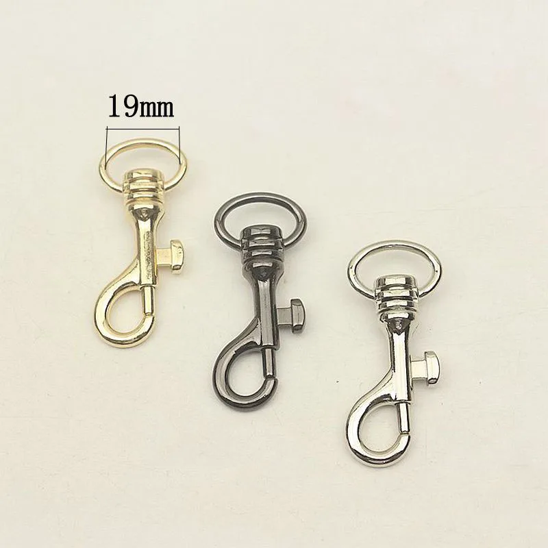 5Pcs 20mm Bag Strap Buckles Swivel Trigger Snap Hooks Clips Lobster Clasp Keychain Hangers DIY Hardware Accessories