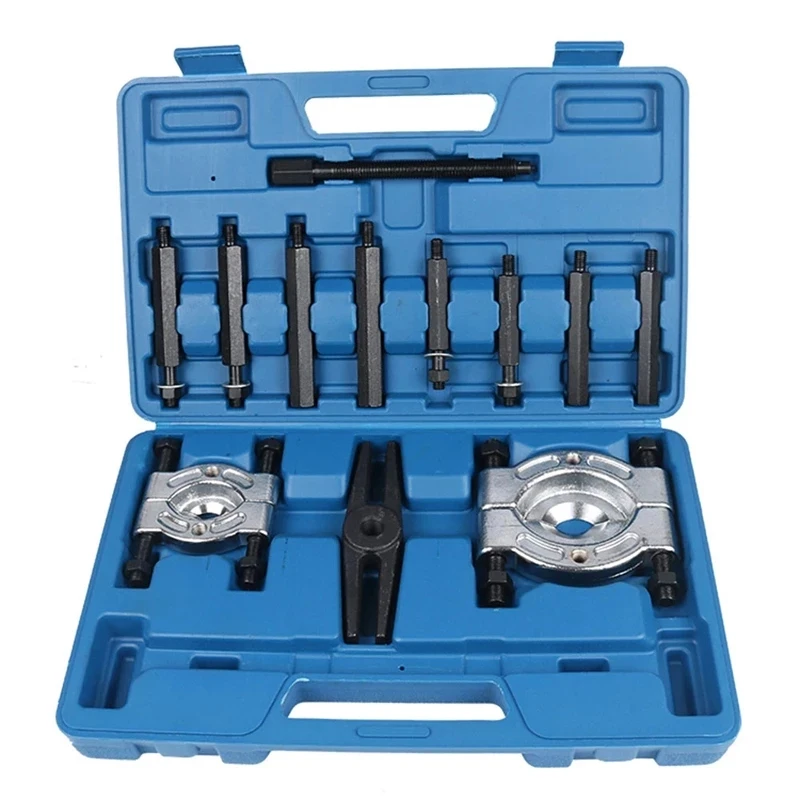 

Car Bearing Separator Puller Set Bearing Removal Tool Set 12pcs Bar-Type Splitter Gear Puller Fly Wheel Tool 30-50mm 50-75mm