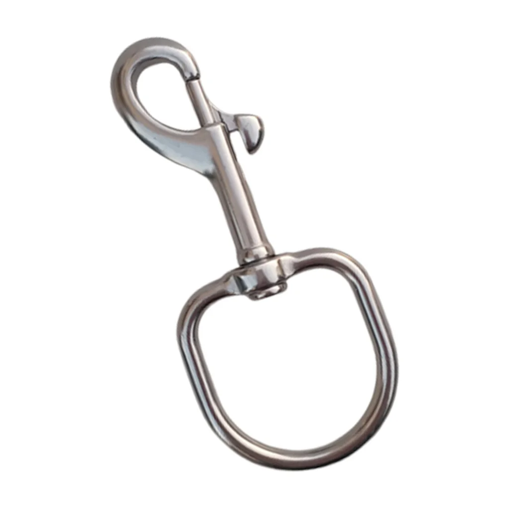 316 Stainless Steel Swivel Eye Bolt Snap Spring Hook for Scuba Diving Marine Grade Scuba Diving Climbing Boat Hardware Camera