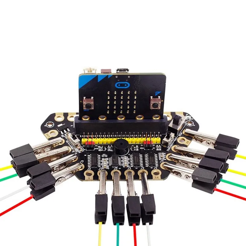 Microbit Placa de Expansão Micro:bit Development Board IO Port DIY Multi-Função para Building Block