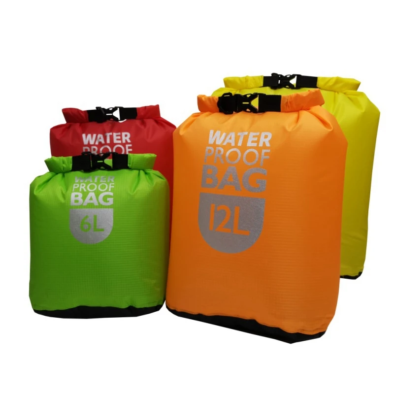 6/12/24L Waterproof Dry Bag Pack Swimming Rafting Kayaking River Floating Sailing Canoing Boating Water Resistance Dry Sacks