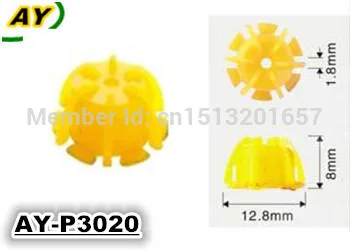 200pieces/set TOP FEED MPI  fuel injector repair kits of insulation cap ,plastic parts(AY-P3020, 12.8*1.8*8mm)