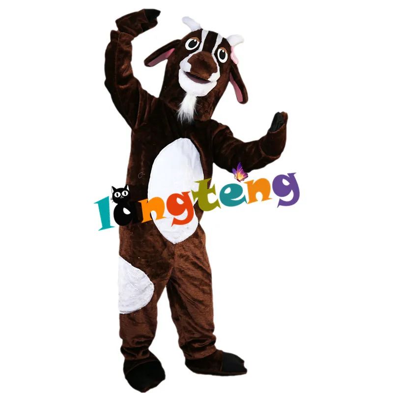 712 Ram Buck Goat Mascot Costume Hot Sale Animal Cartoon Adult Furry