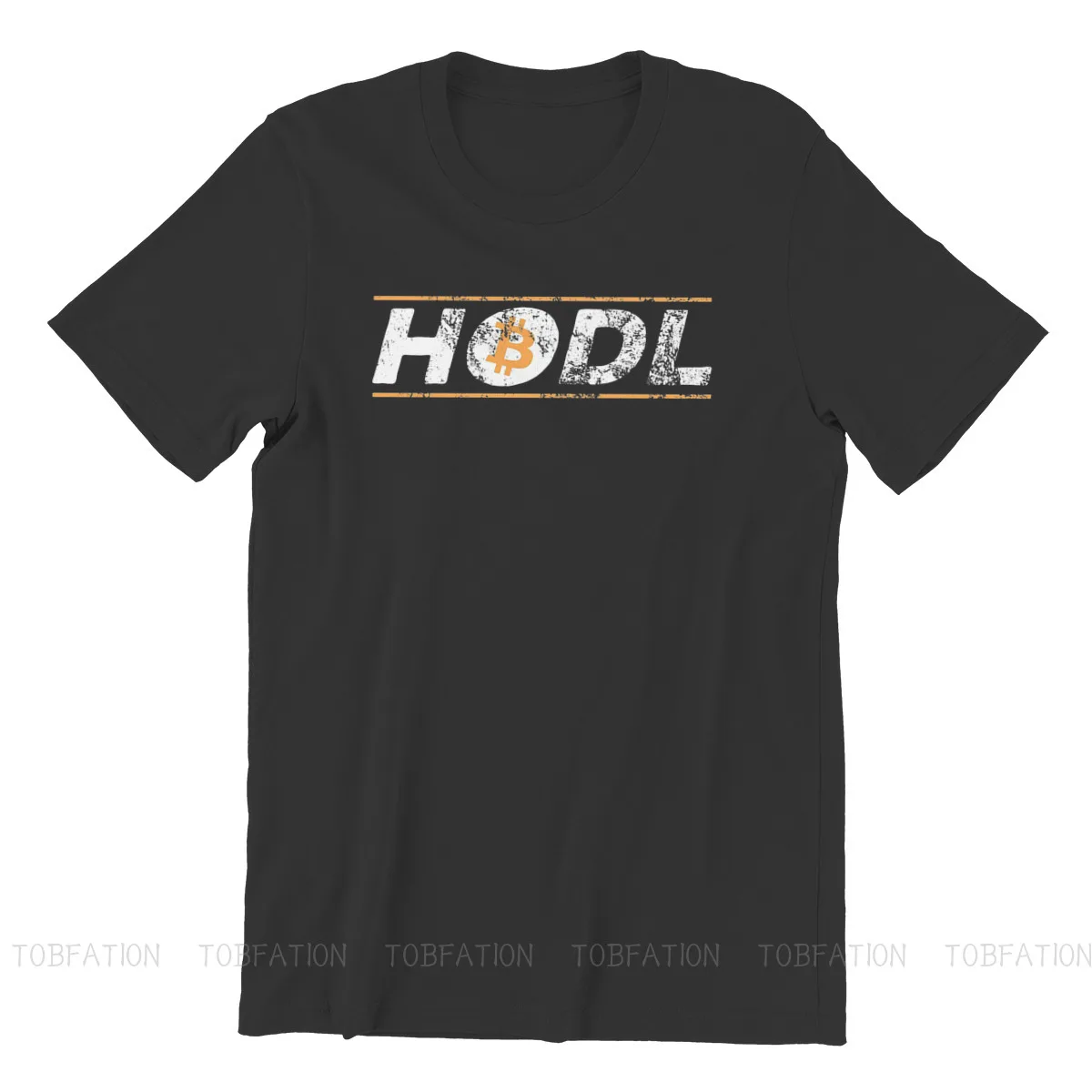 Bitcoin Art HODL  Hold BTC Essential Tshirt Vintage Alternative Men\'s Clothes Tops Big Size Cotton O-Neck T Shirt