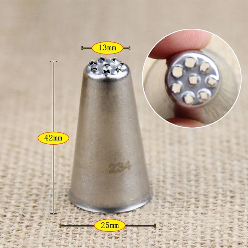 234# Stainless Steel Icing Piping Nozzles Cake Decorating Pastry Tip Sets Cupcake Tools Bakeware