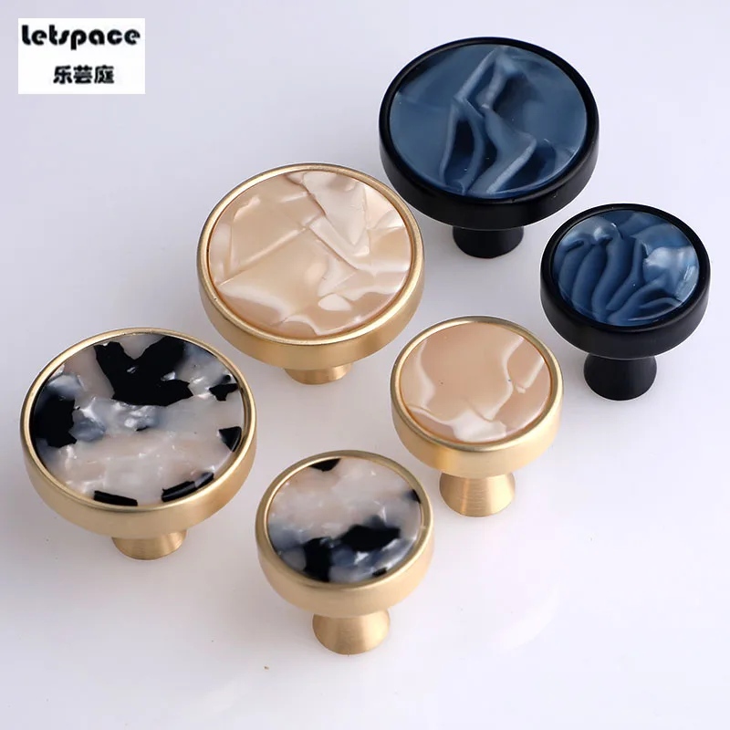 

2pcs Gold Black Cupboard Pull Marbling Dresser Drawer classical Knob Kitchen Cabinet decorative Furniture Zinc Alloy Handle 32mm