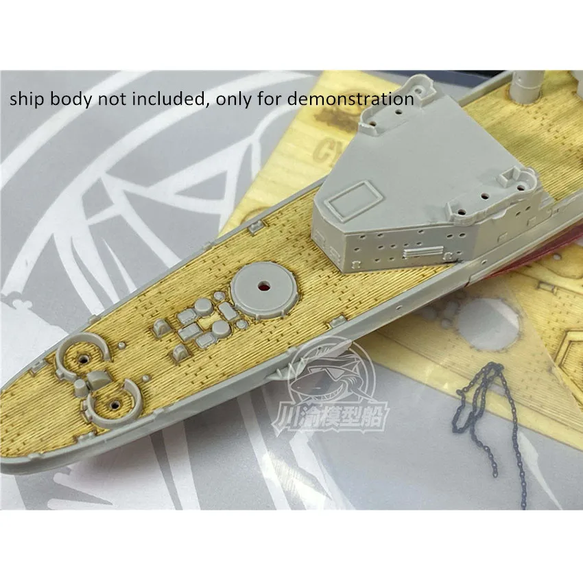 1/700 Scale Wooden Deck for Trumpeter 05742 USS New Orleans CA-32 1942 Model Ship Kit