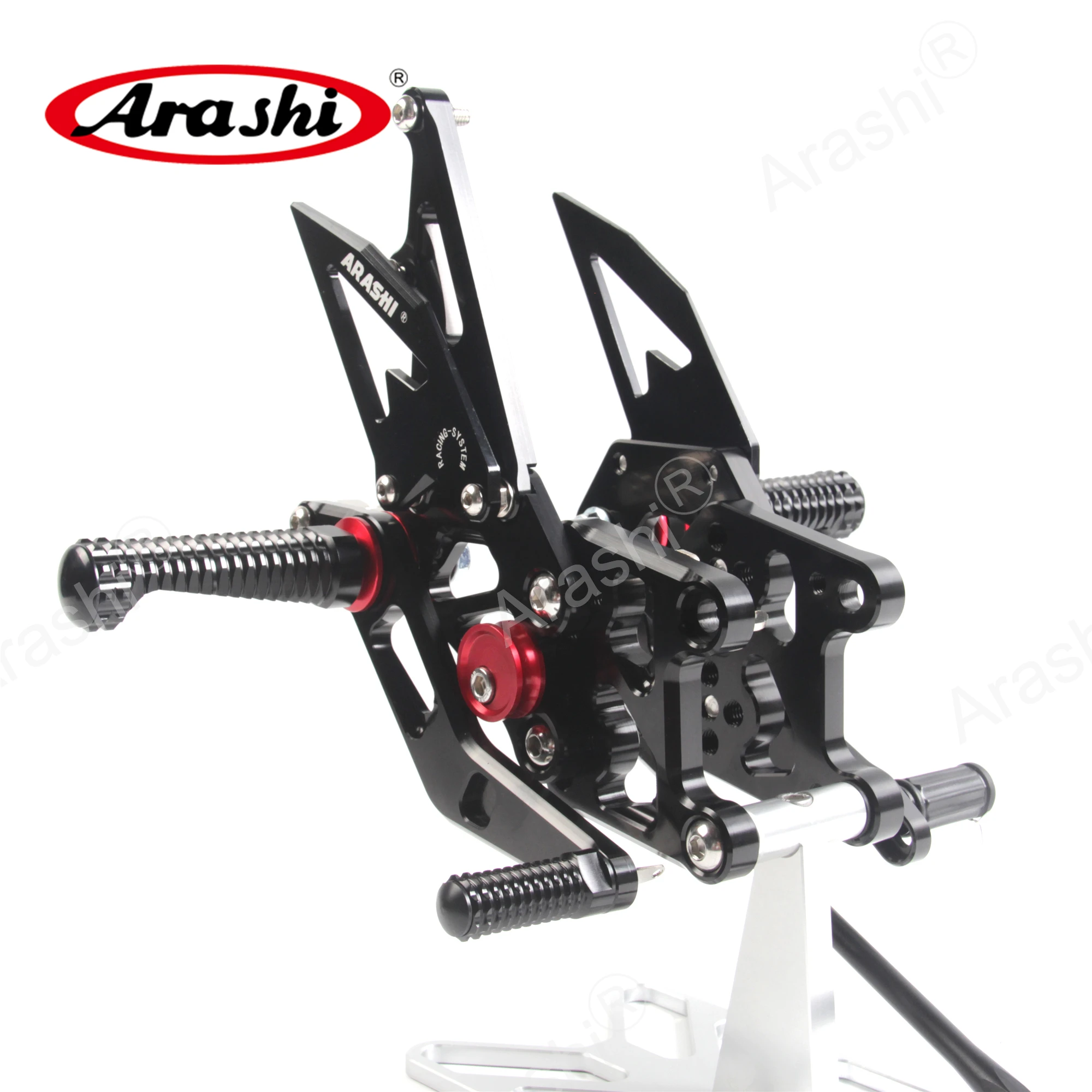 Arashi CBR600RR CNC Billet Rider Adjustable Footrest Foot Pegs For HONDA CBR 600 RR 2007 2008 Rear Foot Rest Rearsets