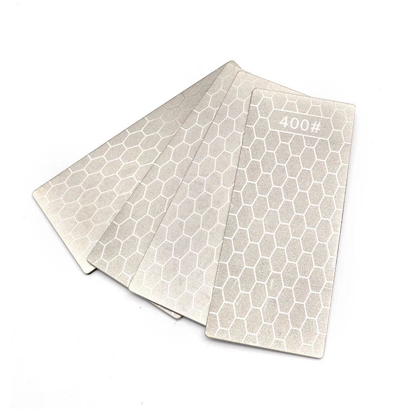 1pcs Thin Honeycomb Diamond Sharpening Stone 400 Grit Knives Whetstone Knife Sharpener Kitchen Grinder Abrasive Tool Can Paste