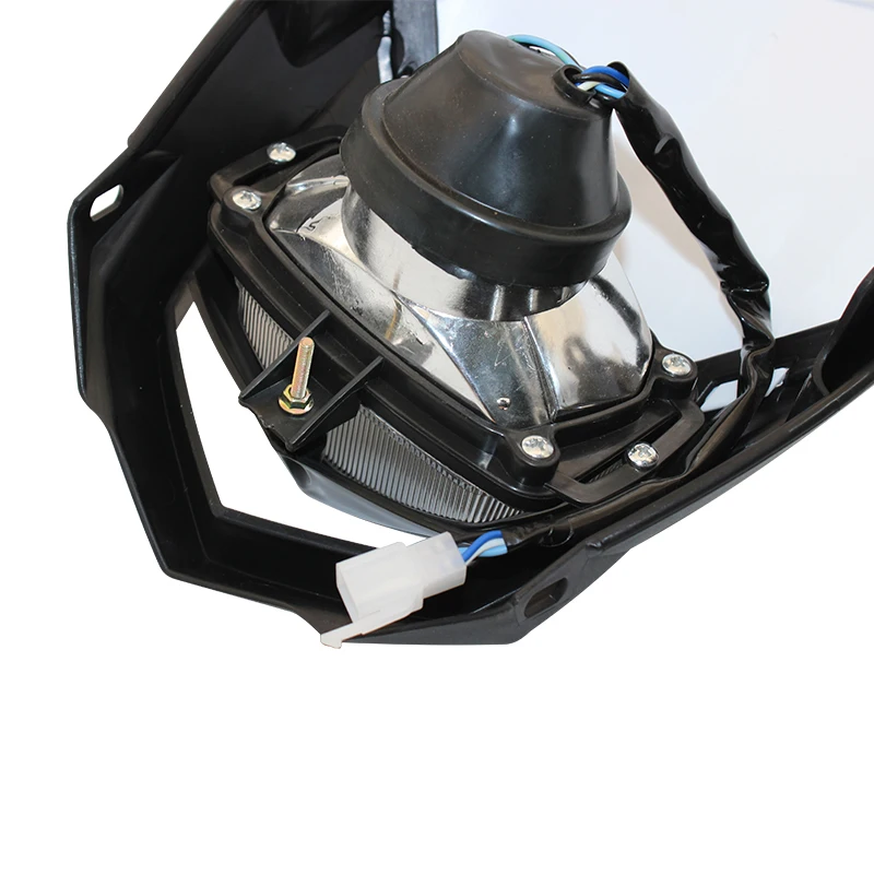 Motorcycle Headlight Enduro Universal 35W Lighting Dual Sport   Fairing for Yamaha Honda Suzuki Motocross Dirt Bike Accessories