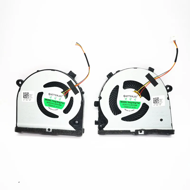 

Новый вентилятор охлаждения ЦП для Dell G3-3579 G5 5587, охлаждающий вентилятор CN-0TJHF2 0GWMFV DFS481105F20T FKB6 DFS551205ML0T FKB7