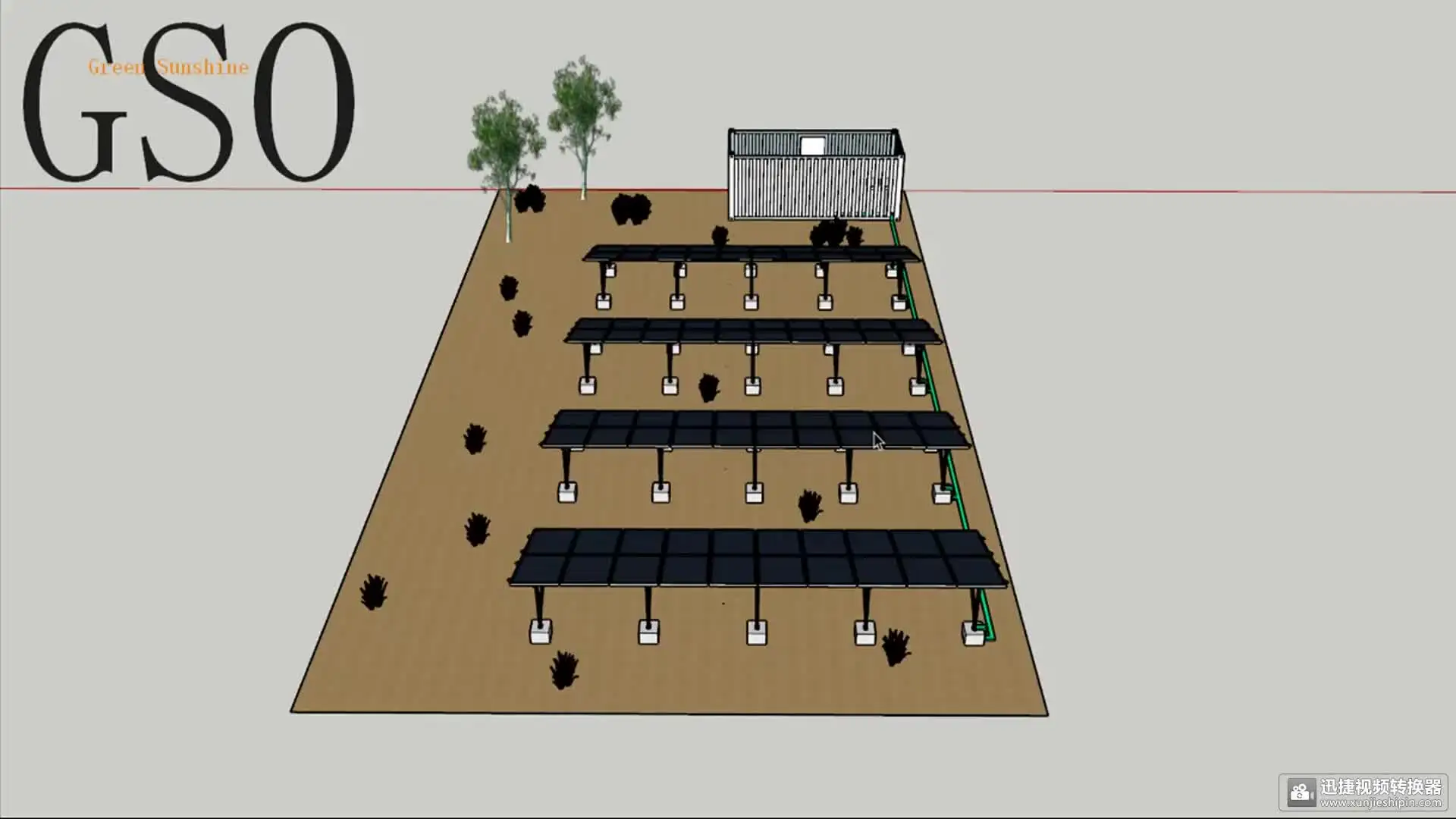 GSO 5kw off grid energia solare fotovoltaico sistemi di alimentazione a casa