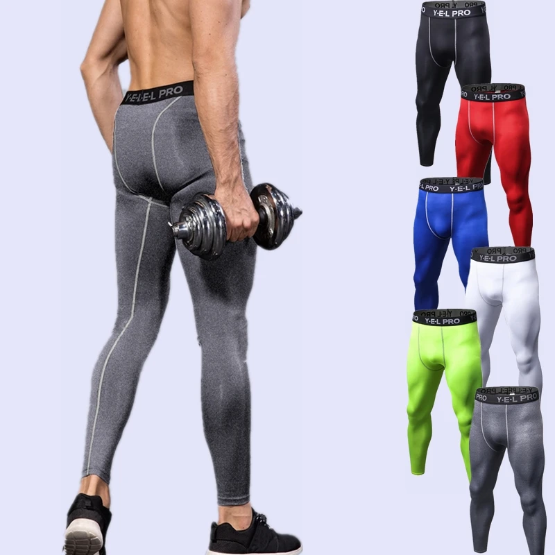 

Mens Bodybuilding Pants Fitness Mens Compression Pants Yoga Pants Running Leggings Men Sports Tight Leggings Fitness Trousers