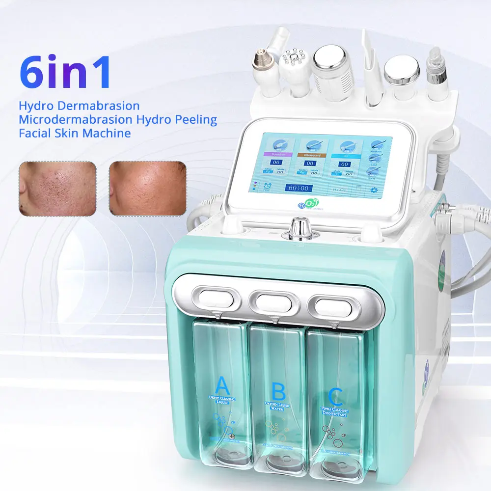 2021 new 6 in 1 Small Bubble Beauty Machine Deep Cleansing Moisturizing Skin Peeling Machine