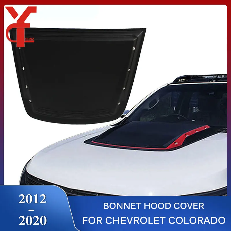 Black Bonnet Hood Cover For Chevrolet Colorado 2012-2020 hood guard For Chevrolet Colorado Holden Colorado TrailBlazer 2017-2019