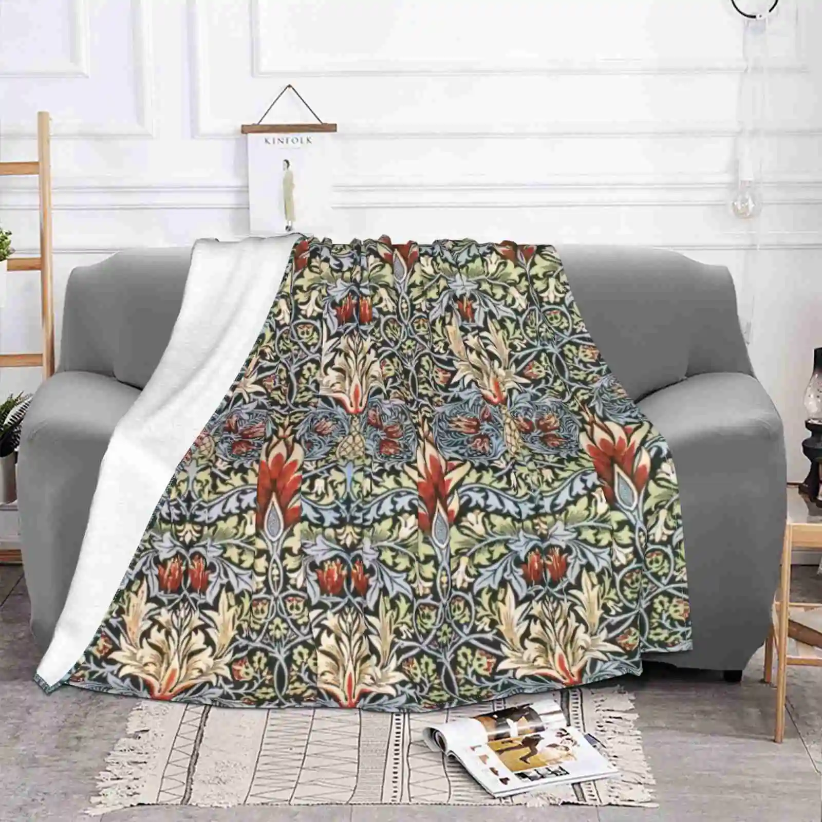 Snakeshead ( 1876 - 1877 ) By William Morris Air Conditioning Blanket Fashion Soft Blanket William Morris William Morris Boho