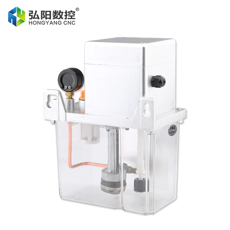 Set completo 2L pompa di lubrificazione completamente automatica 220v pompa di lubrificazione ad olio a schermo singolo per ROUTER di CNC
