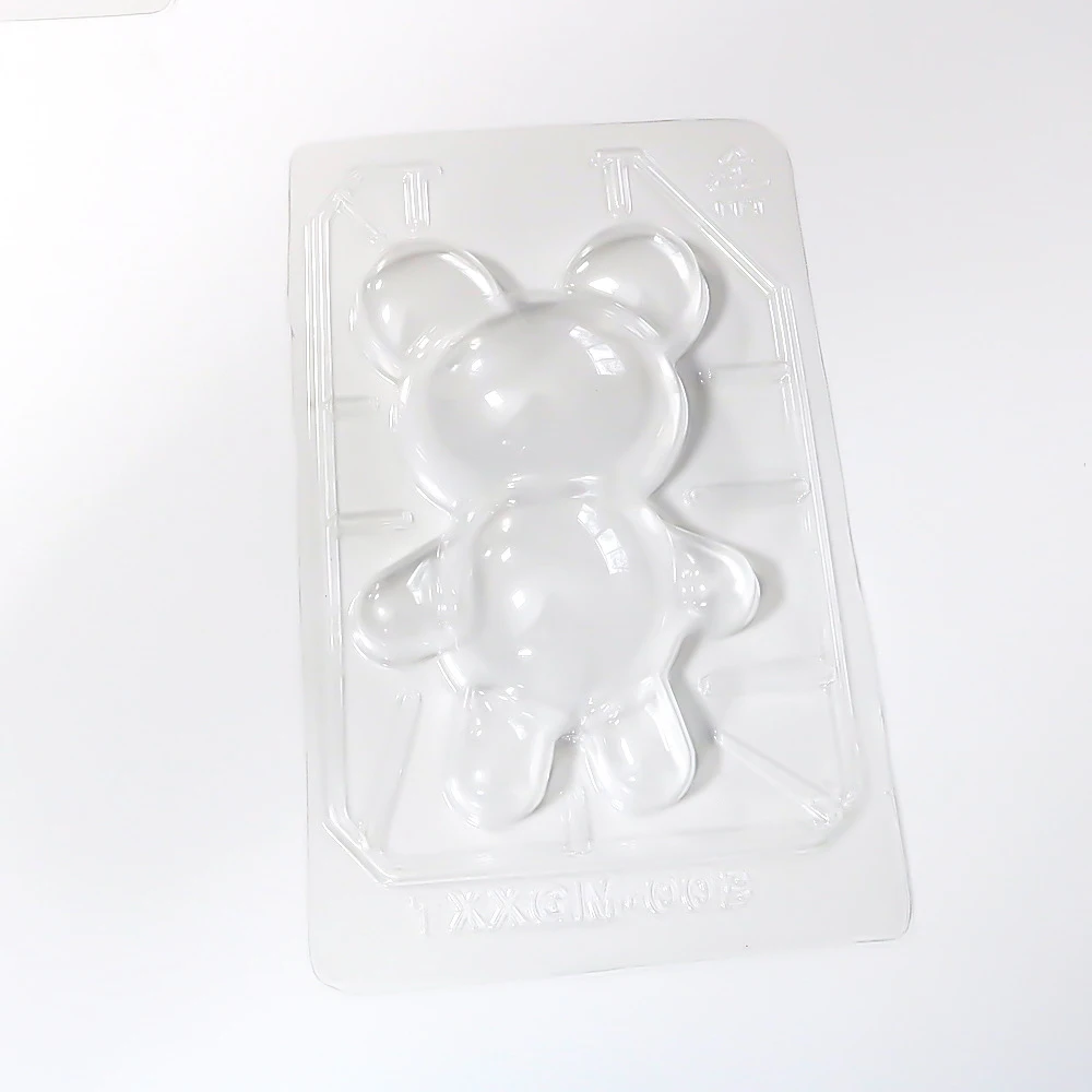 3 Part Large Baby Bear Breakable Chocolate Mold Plastic DIY Creative Cream Mousse Mould Cake Decorating Tools Baking Accessories